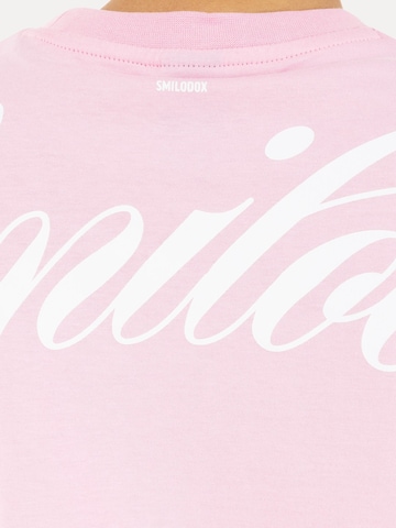 T-shirt Smilodox en rose