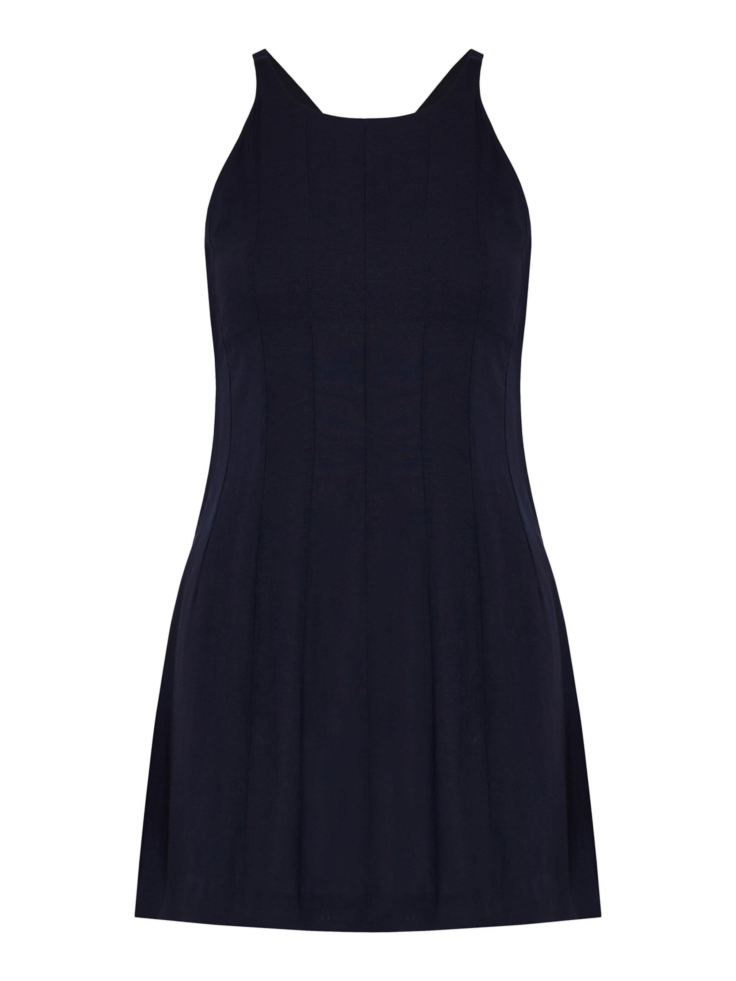 Funky Buddha Kleid in Blau: Vorderseite