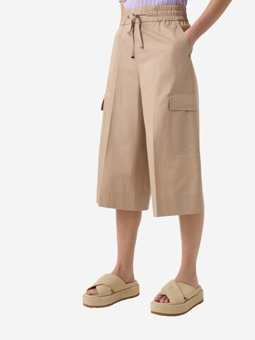 BOGNER Wide Leg Hose in Beige: Vorderseite