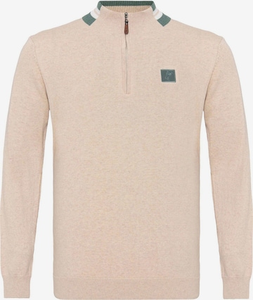 Pulover de la Jacey Quinn pe bej: față