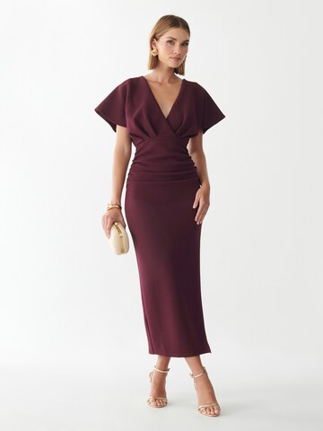 BWLDR Kleid 'ELIZA' in Rot: Vorderseite