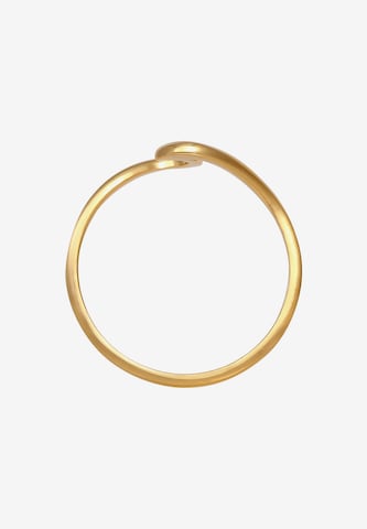 ELLI PREMIUM Ring Wellen in Gold