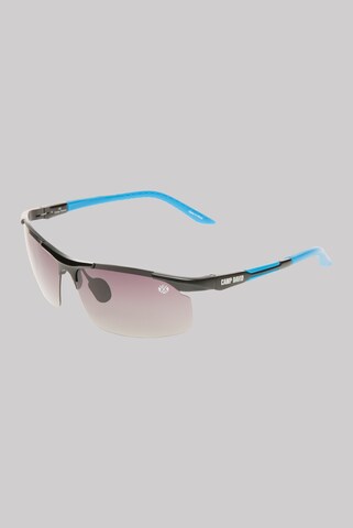 CAMP DAVID Sunglasses in Black: front