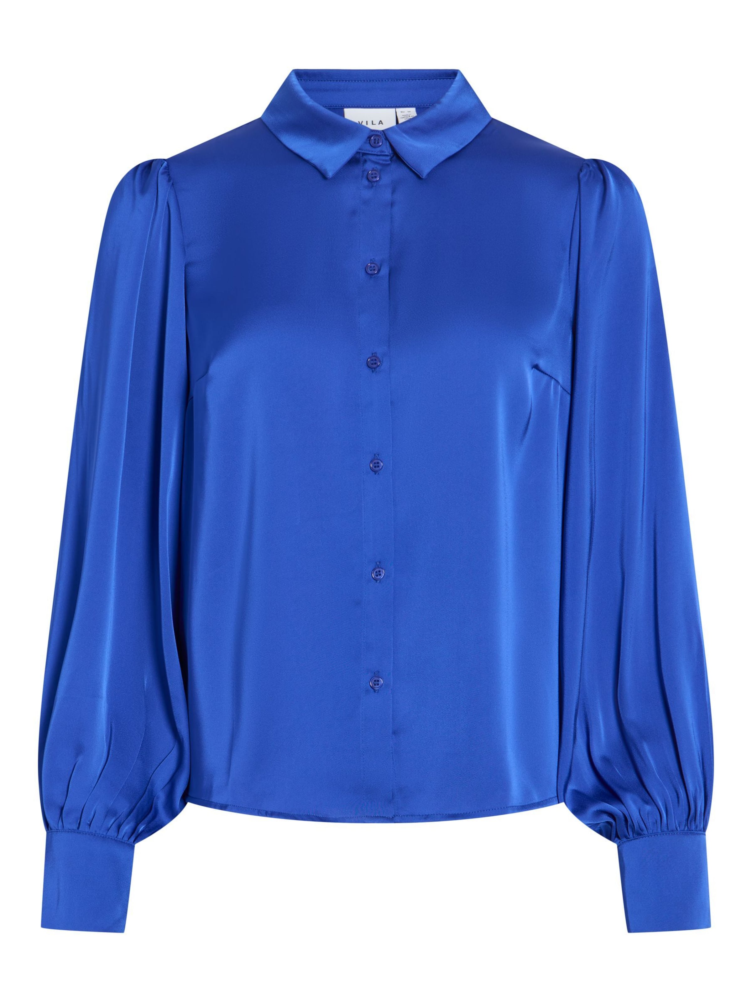 VILA Bluse 'VIENNA' in Blau: Vorderseite