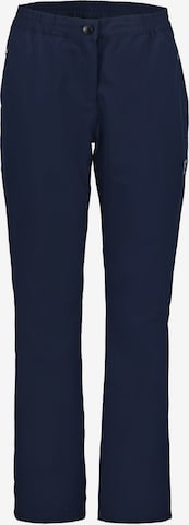 Regular Pantalon outdoor 'Peltoinen' Rukka en bleu : devant