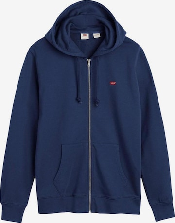 LEVI'S ® - Sudadera con cremallera 'THE ORIGINAL' en azul: frente
