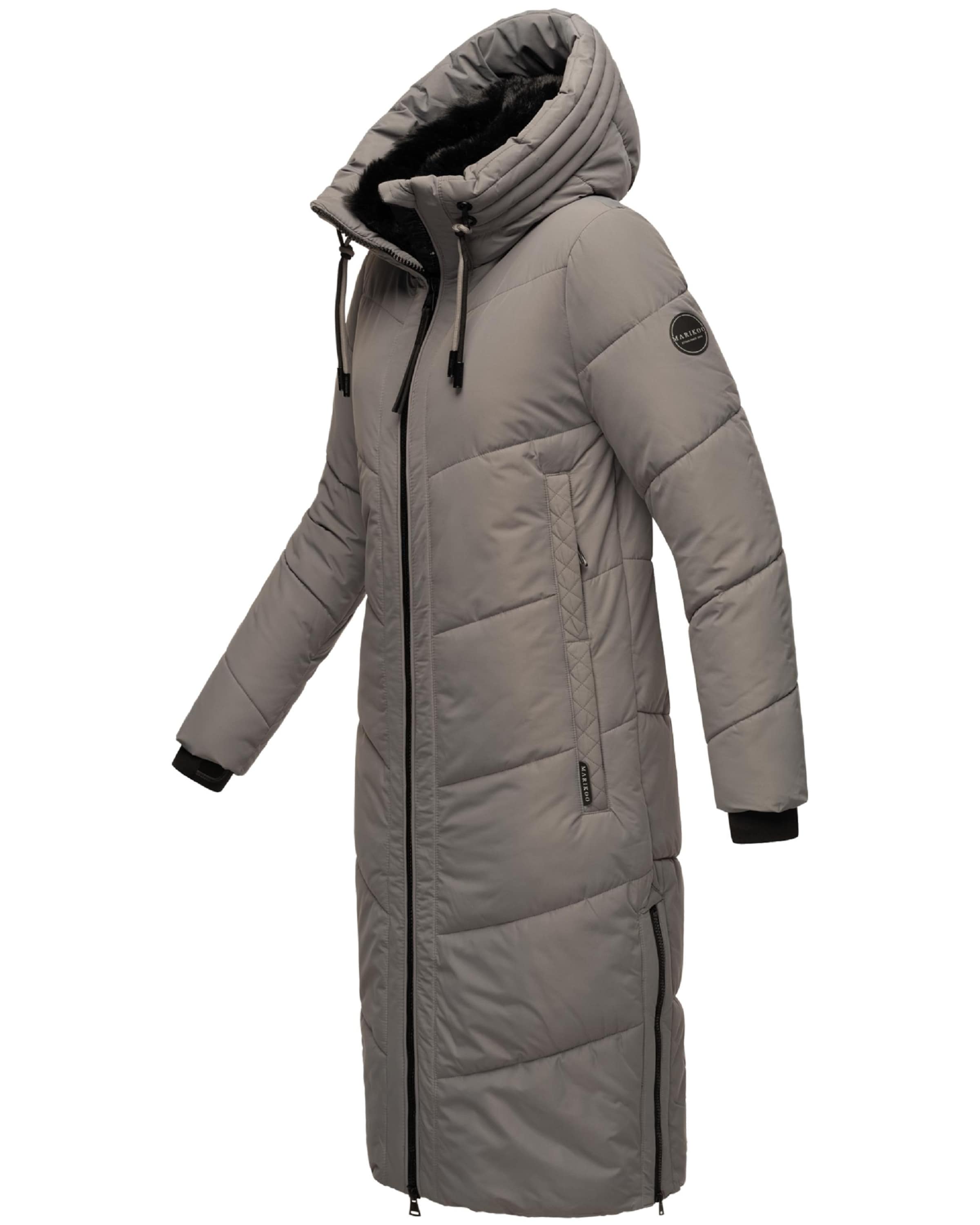 MARIKOO Winter coat 'Nadaree XVI' in Grey