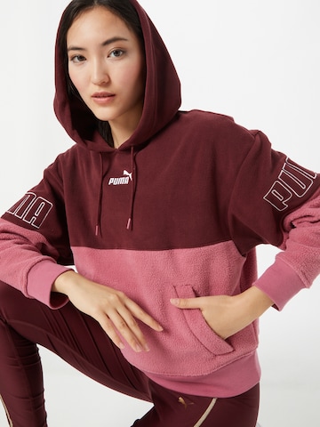 PUMA Athletic Sweatshirt in Purple