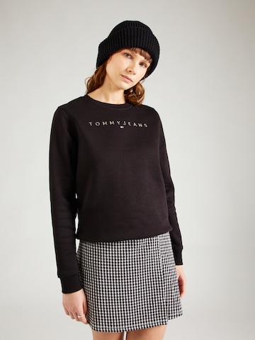 Tommy Jeans Sweatshirt in Schwarz