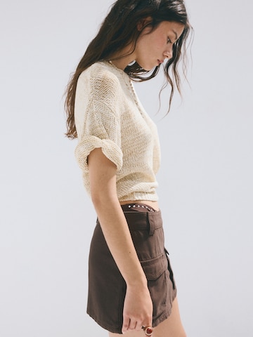 MANGO Trui 'PAQUITA' in Beige
