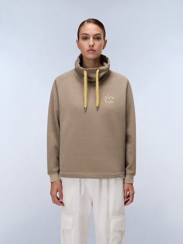 NAPAPIJRI Mikina 'B-Fedaia' – béžová: přední strana