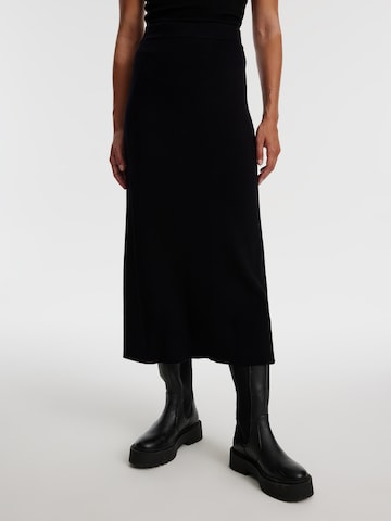 EDITED Spódnica 'Lisann' w kolorze czarny: przód