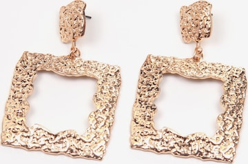 J. Jayz Earrings in Gold: front