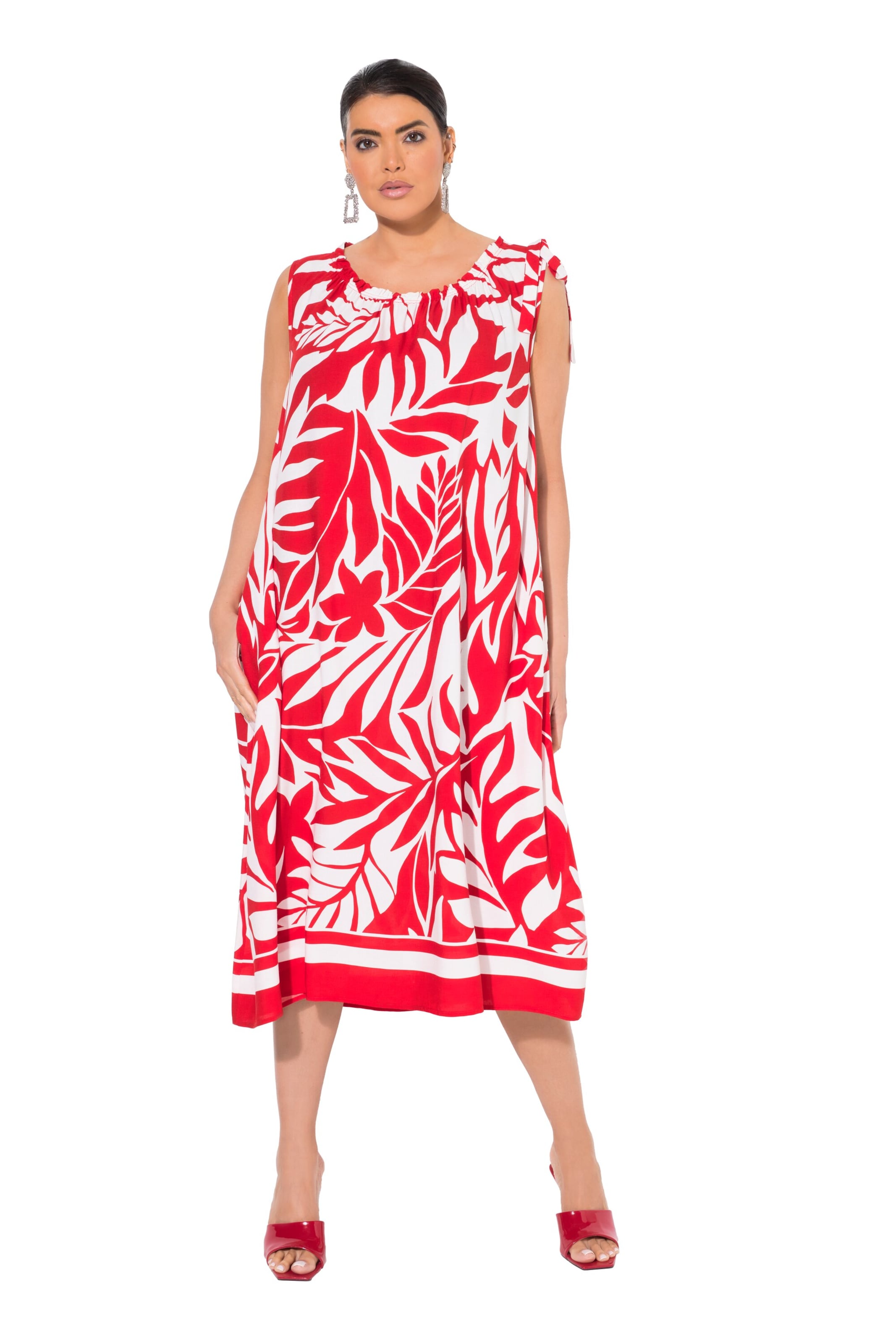 Ulla Popken Платье в Красный: спереди