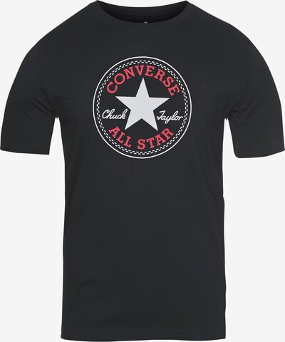 CONVERSE Shirt in rot / schwarz / weiß, Produktansicht