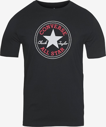 CONVERSE T-shirt i svart: framsida