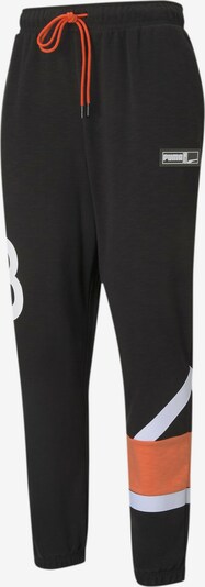 PUMA Sporthose 'Franchise Knitted' in orange / schwarz / weiß, Produktansicht