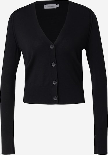 Geacă tricotată Calvin Klein pe negru, Vizualizare produs