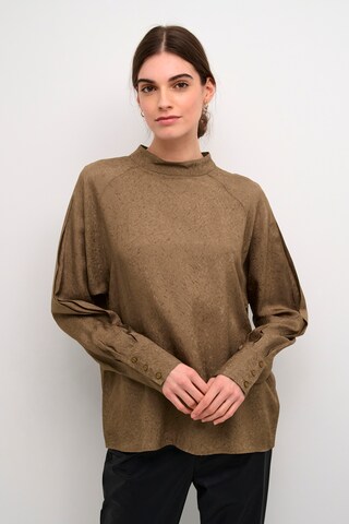 CULTURE Blouse 'Lui' in Brown: front