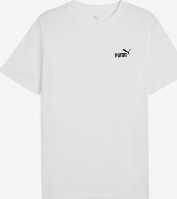 T-Shirt 'Puma Ess Small No. 1 Logo Tee' PUMA en blanc : devant