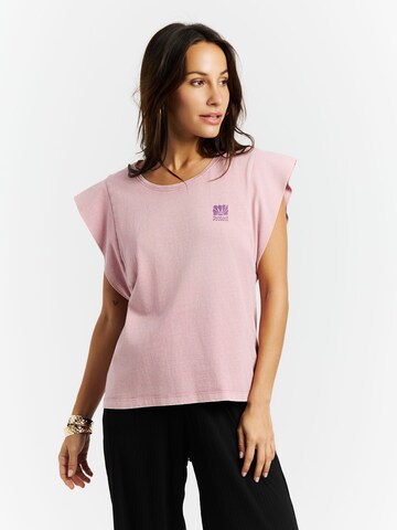 PROTEST Shirt 'PRTCandi' in Purple