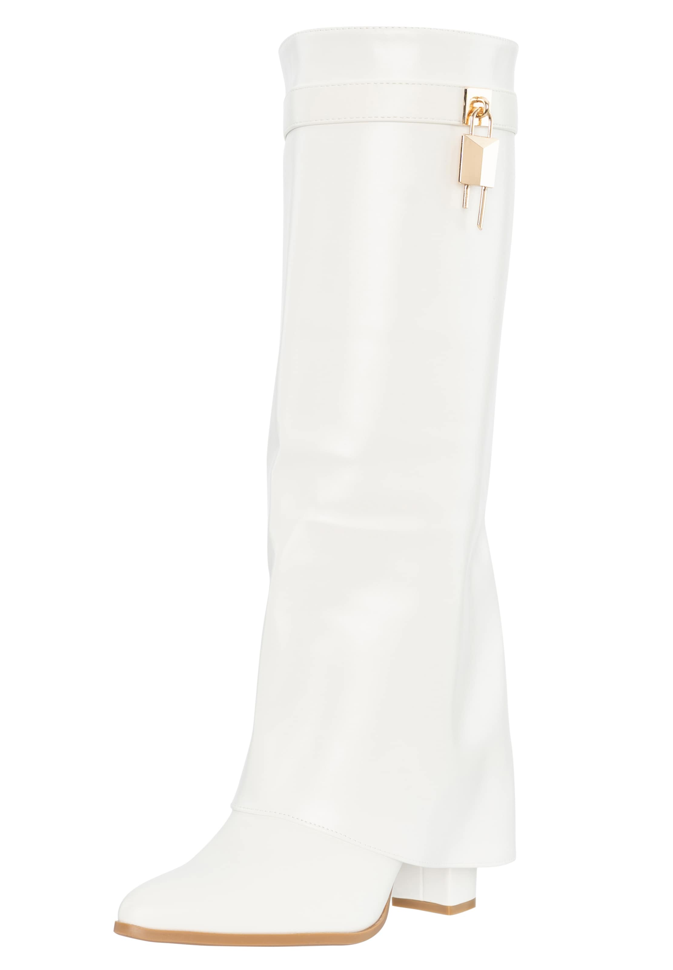 Stivale di Elara in bianco: frontale