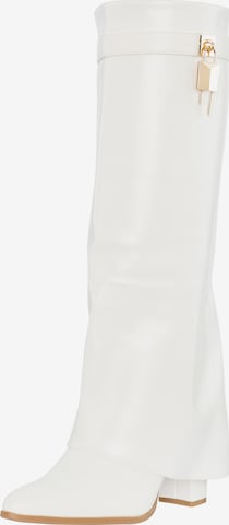 Stivale di Elara in bianco: frontale
