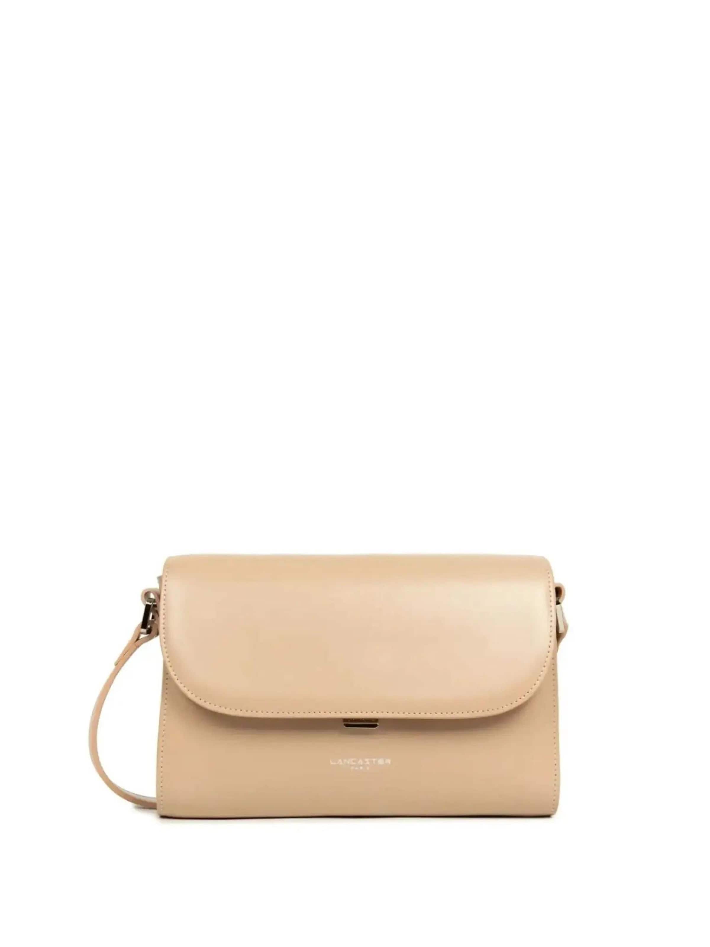 LANCASTER Paris Crossbody Bag 'Trotteur Suave Even' in Beige: front