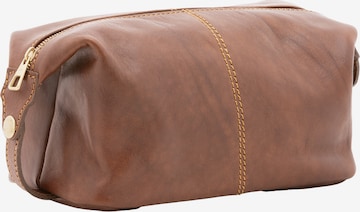 Custodia per tablet di Viola Castellani in marrone: frontale