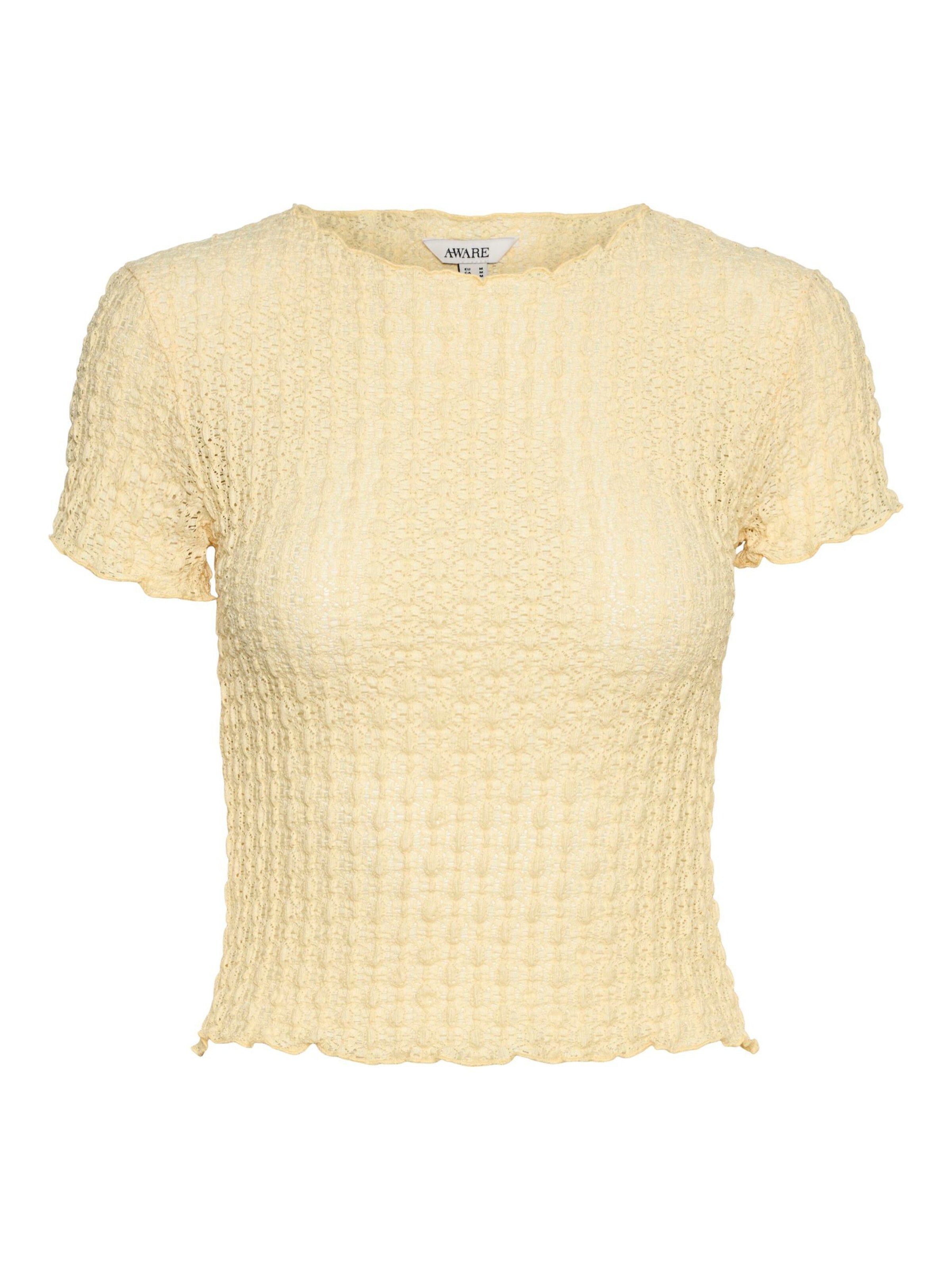 Aware Shirt 'VMShelby' in Geel: voorkant