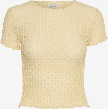 T-shirt 'VMShelby' Aware en jaune : devant