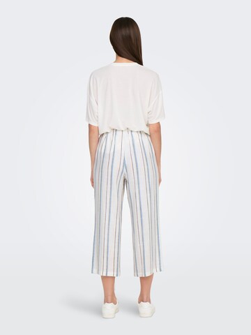Loosefit Pantalon 'ONLSIESTA' ONLY en blanc