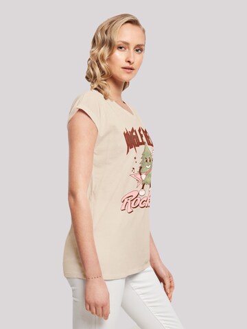F4NT4STIC Shirt 'Jingle Bell Rocking' in Beige