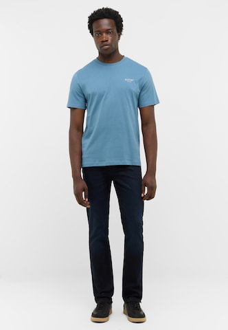 MUSTANG T-Shirt 'Austin' in Blau