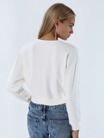 Busem Knit Cardigan in White