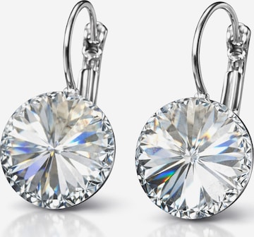 COLLEZIONE ALESSANDRO Earrings 'Germany' in Transparent: front