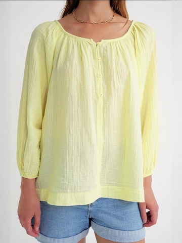 MixRay Blouse in Yellow: front