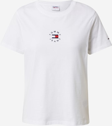 T-shirt Tommy Jeans en blanc : devant