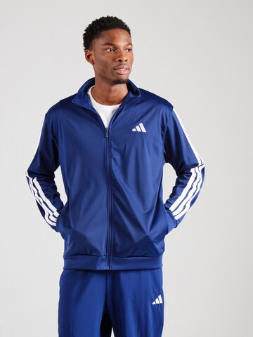 ADIDAS SPORTSWEAR Яке за трениране в синьо: отпред