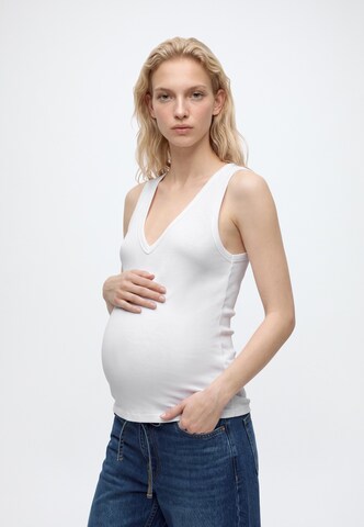 Lindex Maternity Top in Weiß: Vorderseite
