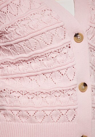 Gaya Knit Cardigan in Pink