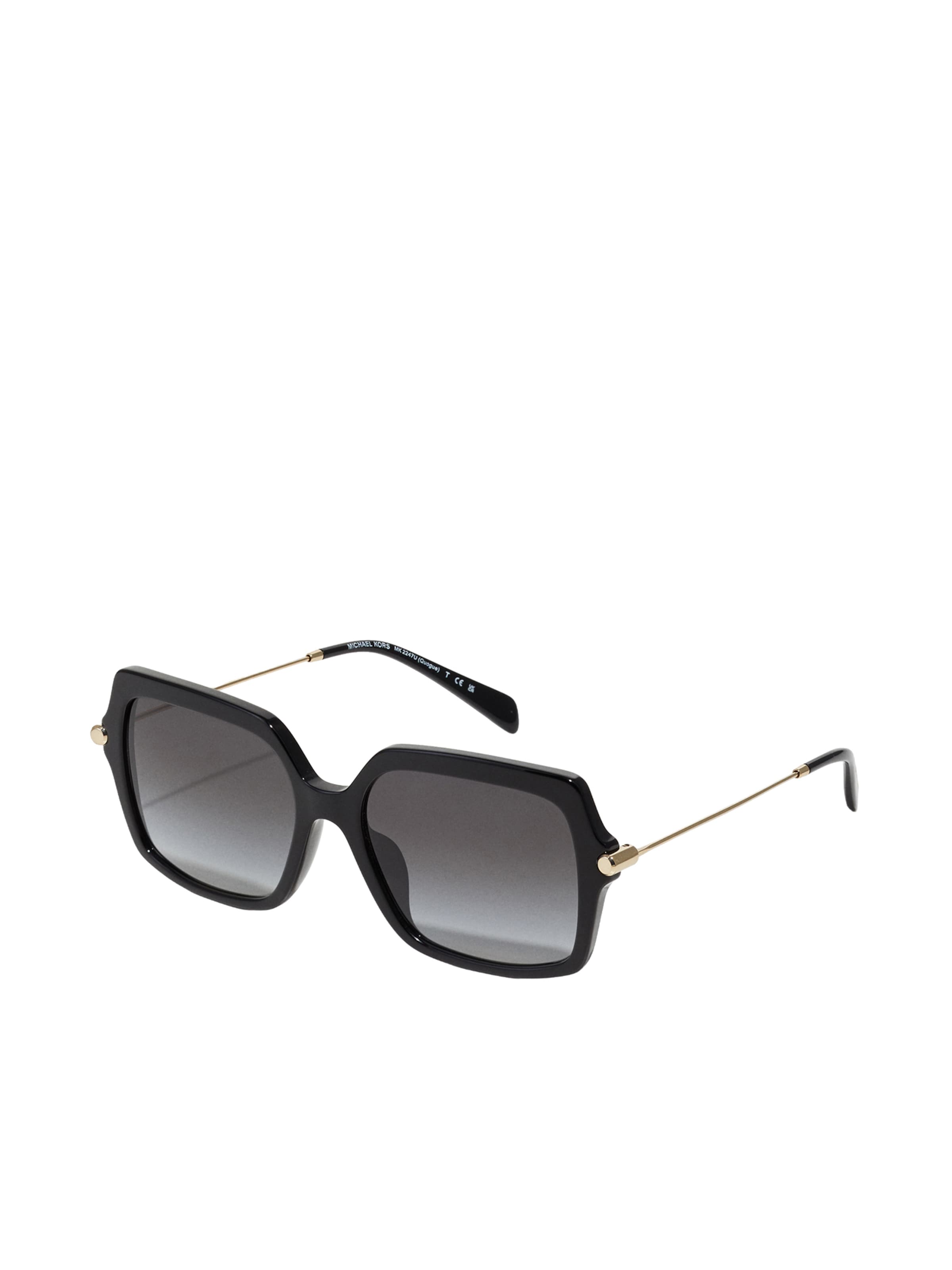 MICHAEL Michael Kors Zonnebril 'QUOGUE' in Zwart: voorkant