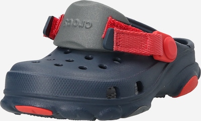 Crocs Öppna skor i marinblå / grå / röd, Produktvy