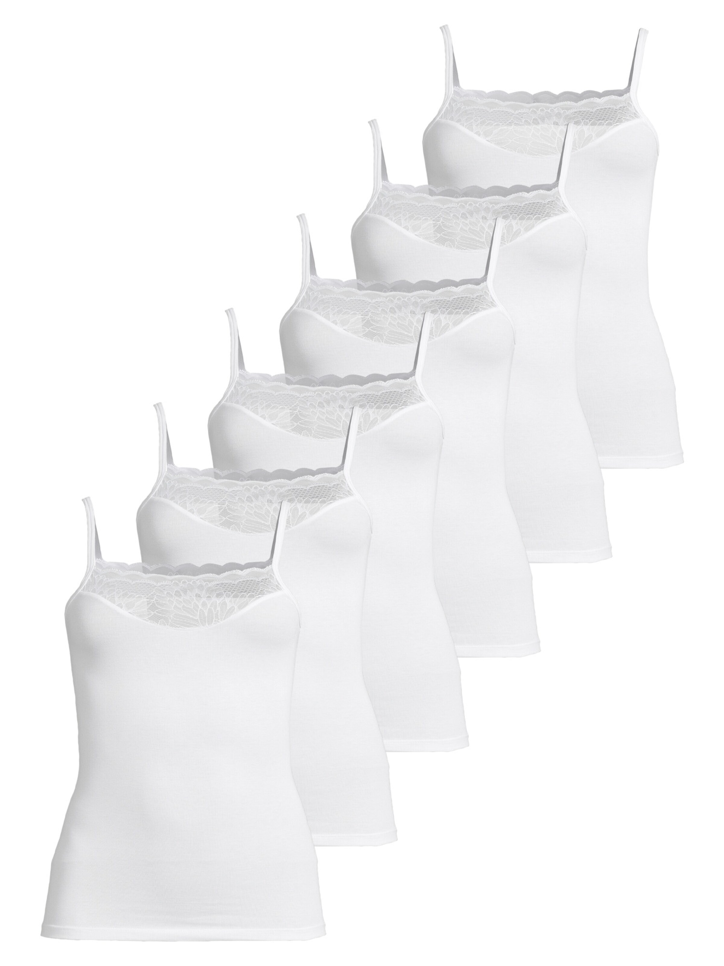CON-TA Undershirt 'Modal' in White: front