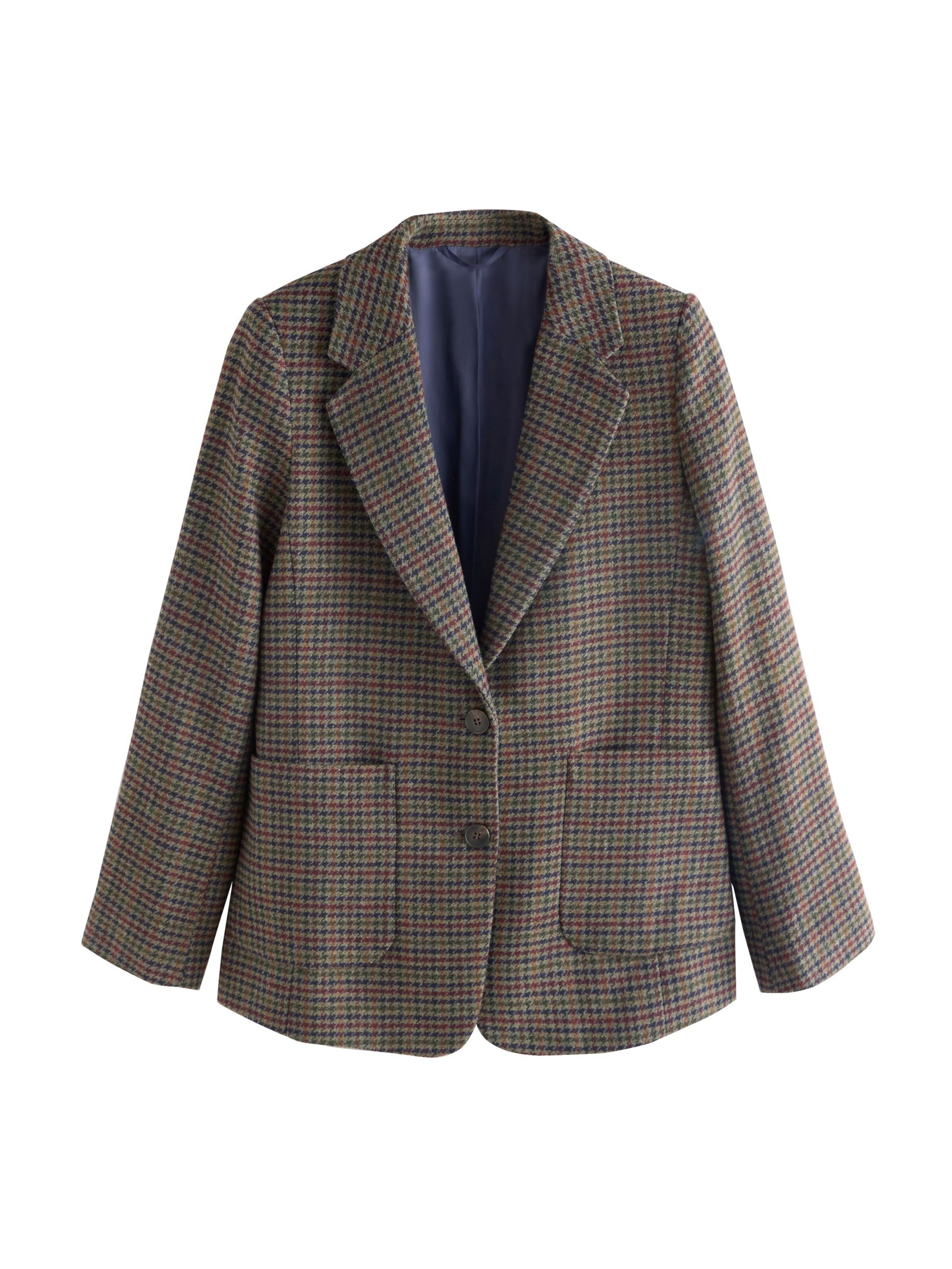 Next Blazer 'Checked Heritage ' in Braun: Vorderseite