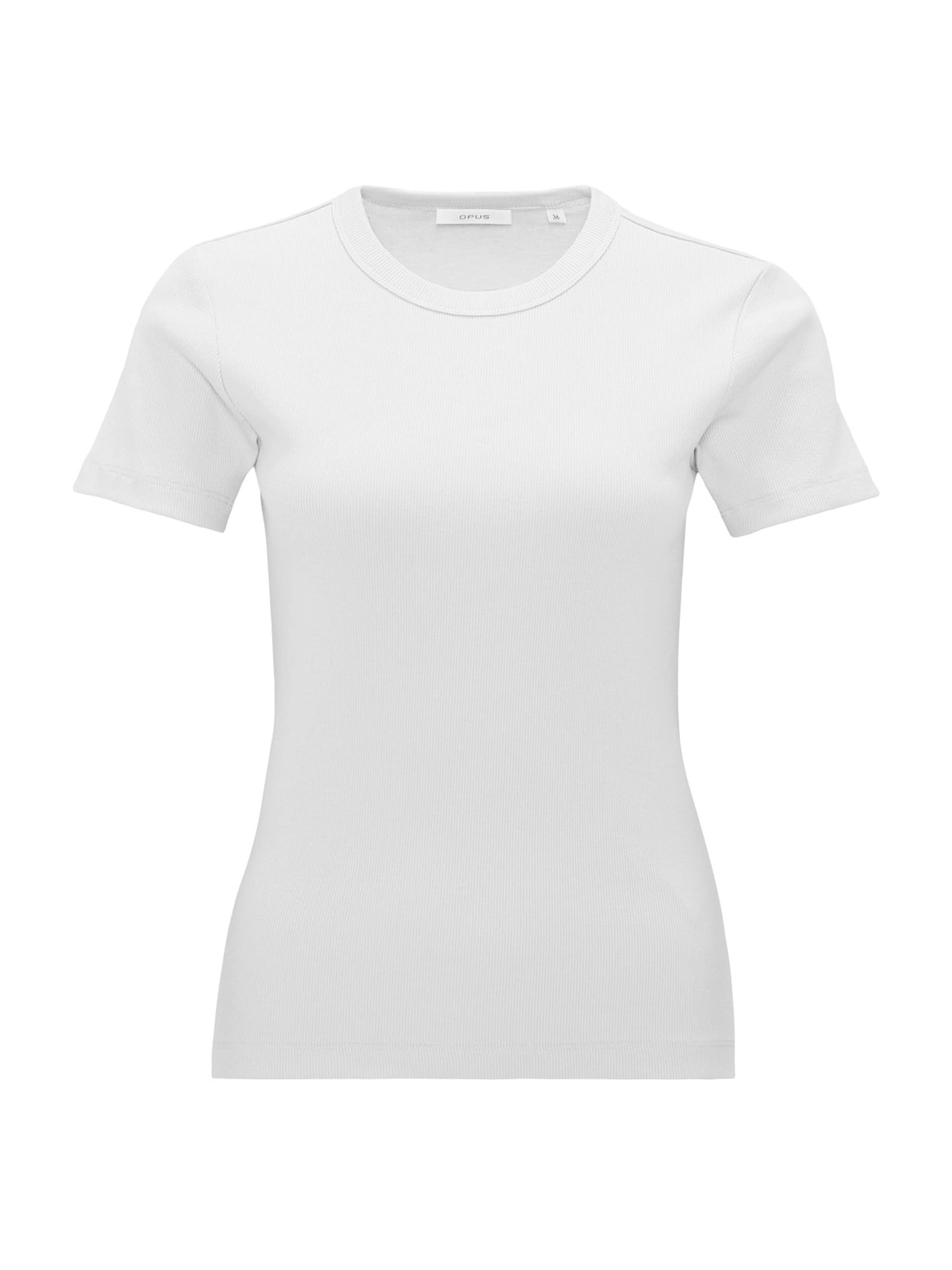 T-shirt 'Samuna' OPUS en blanc : devant