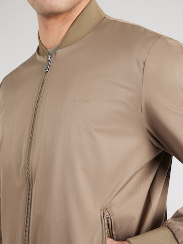 Calvin Klein Between-season jacket 'MATTE' in Beige