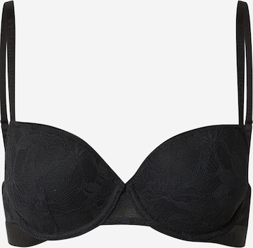 Tommy Hilfiger Underwear Koszulkowy Biustonosz w kolorze czarny: przód