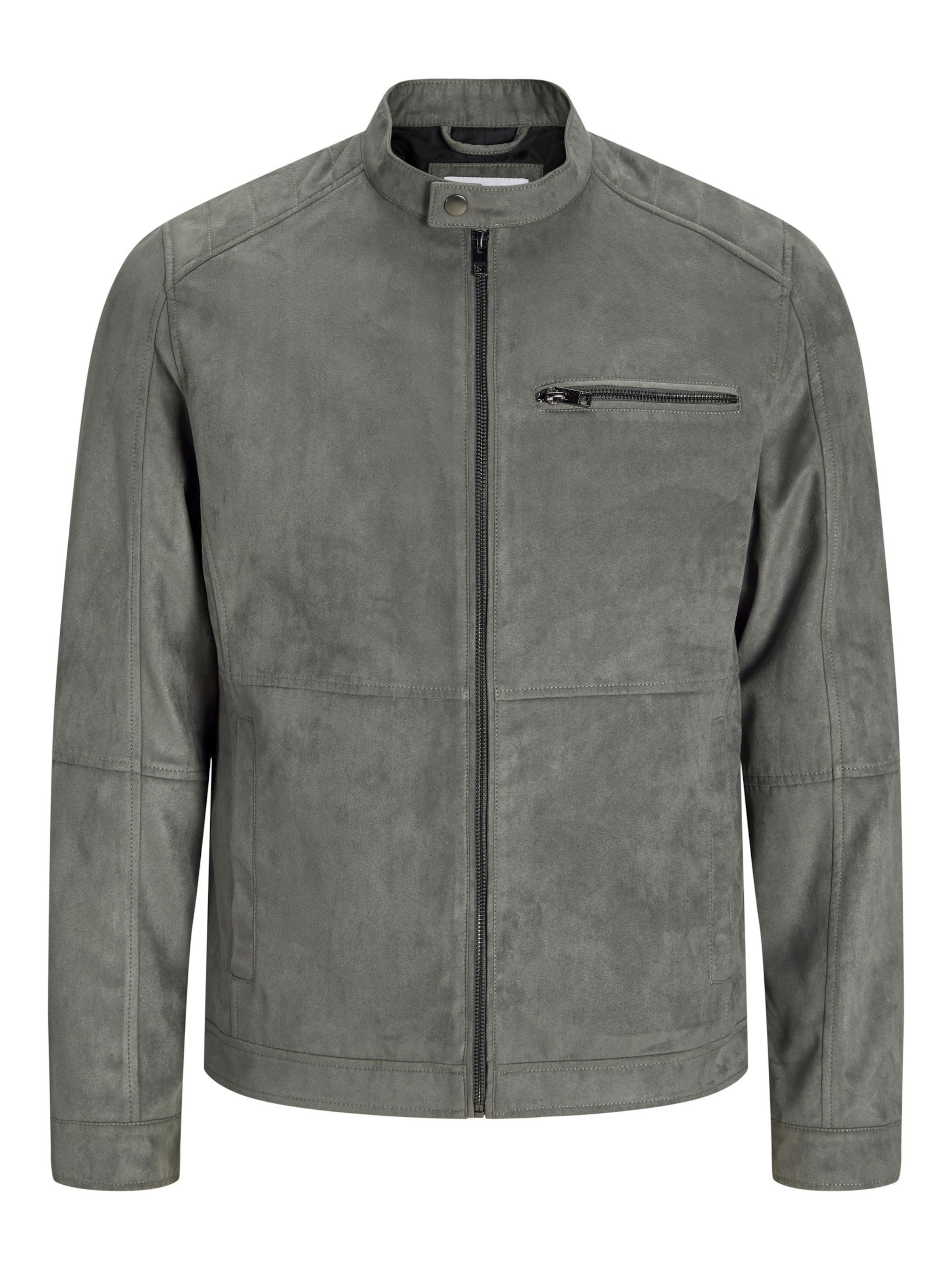 JACK & JONES - Chaqueta de entretiempo 'JJEDylan' en gris: frente