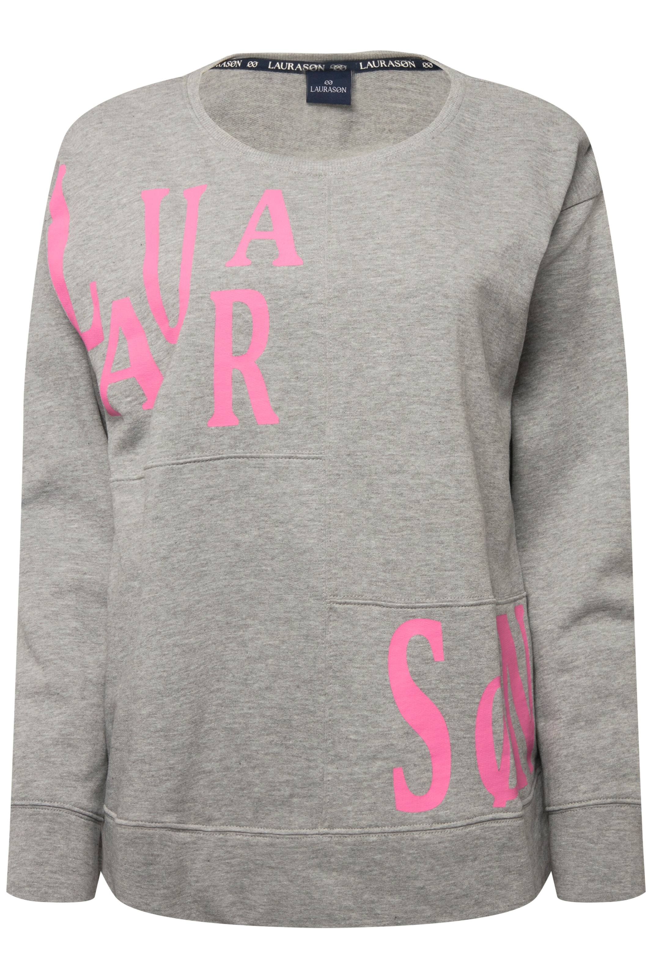 LAURASØN Sweatshirt in Grau: Vorderseite